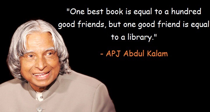 One best book is equal to a hundred good friends, but one good friend is equal to a library.